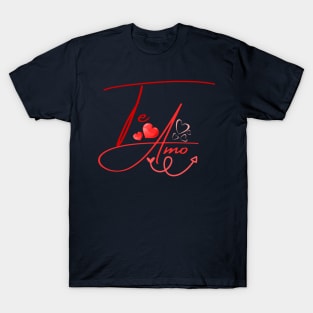 TE-AMO Spanish I LOVE YOU T-Shirt